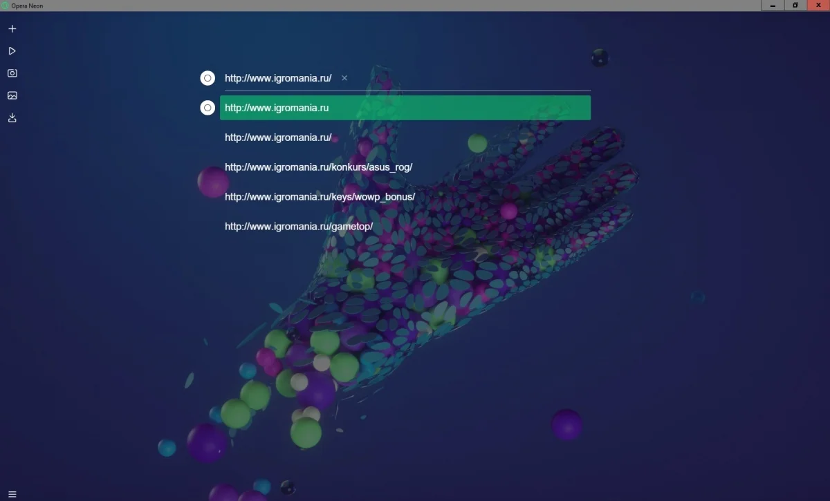 Opera представила экспериментальный браузер Neon - фото 1