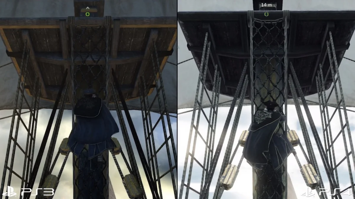 Digital Foundry сравнила Assassin's Creed III на PS3 с ремастером на PS4 и PS4 Pro - фото 1