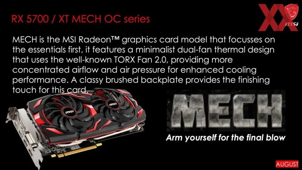 MSI готовит не менее семи карт на базе Radeon RX 5700 - фото 1