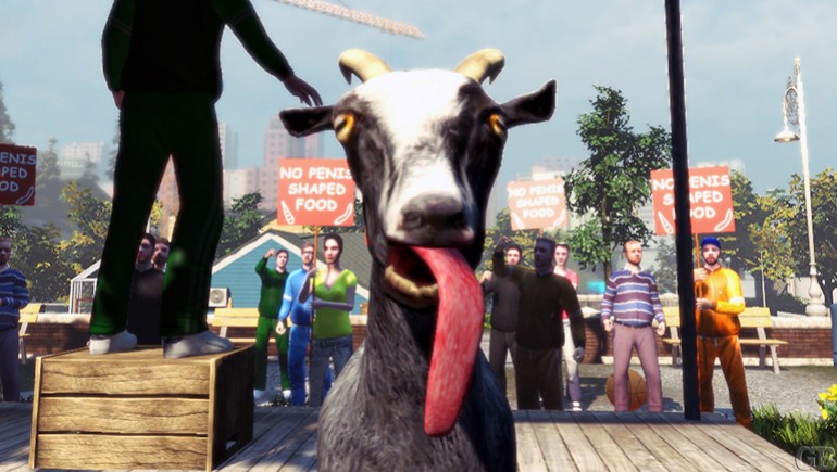 Goat Simulator выпустили на смартфонах - изображение обложка