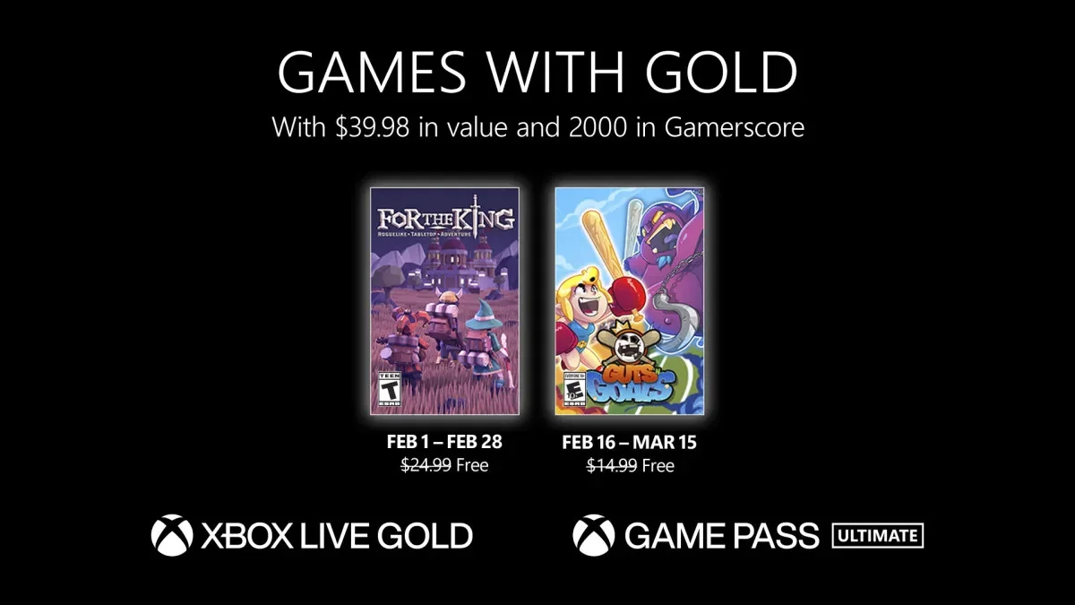 Xbox Live Gold в феврале: For the King и Guts N Goals - фото 1