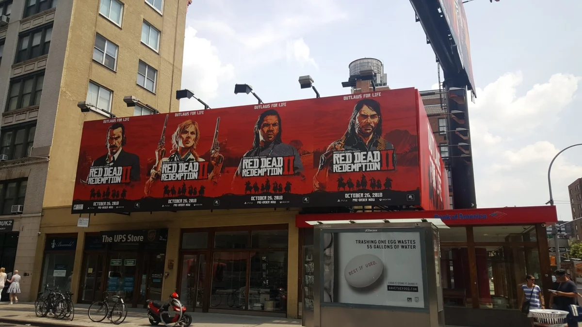В Нью-Йорке обнаружили четыре новых постера Red Dead Redemption 2 - фото 1
