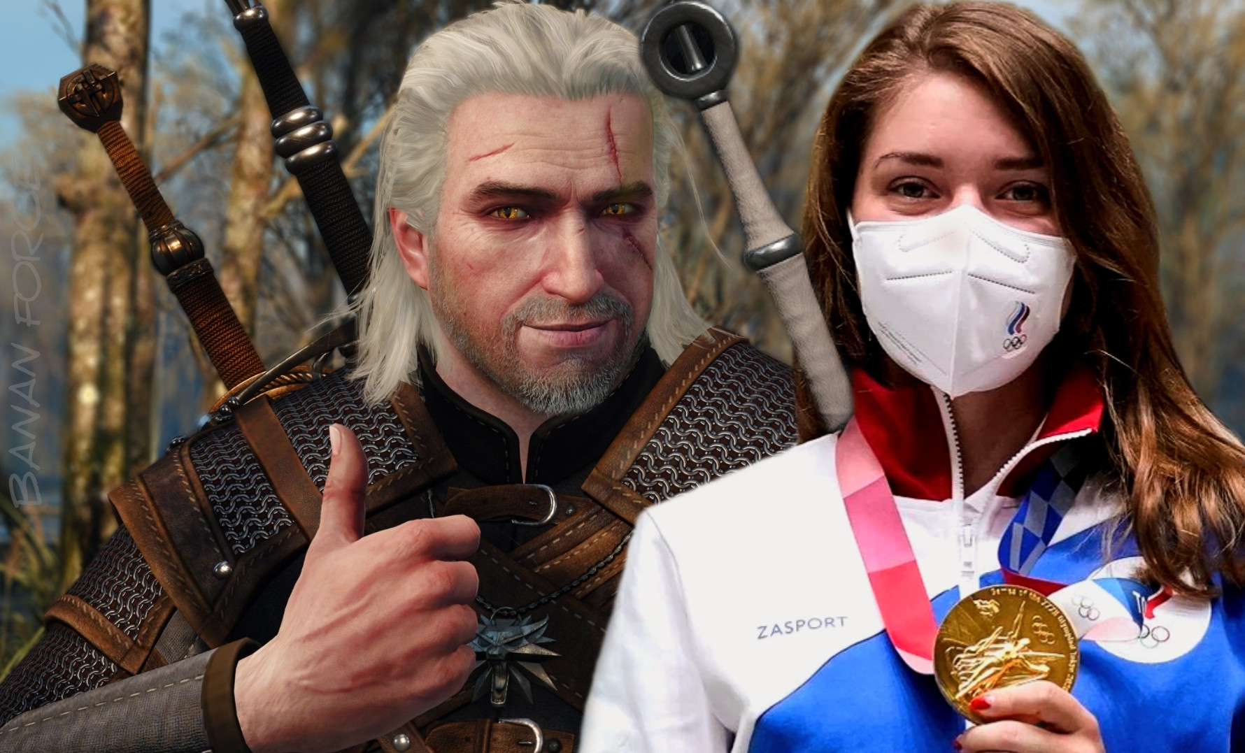 CD Projekt поздравила российскую чемпионку с медальоном «Ведьмака» - изображение обложка