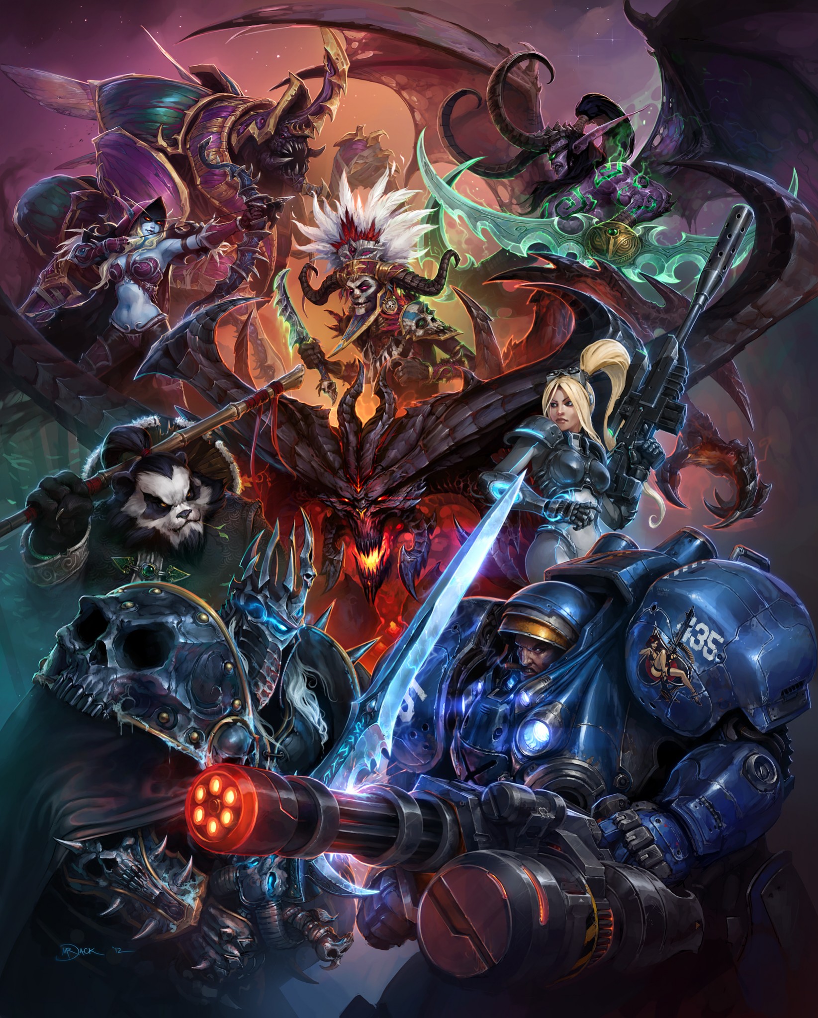 Blizzard рассекретила героев Heroes of the Storm - изображение обложка