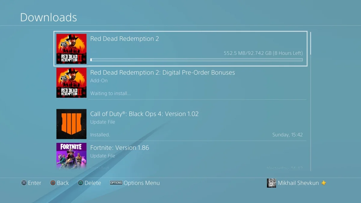 На PS4 началась предварительная загрузка Red Dead Redemption 2 - фото 1