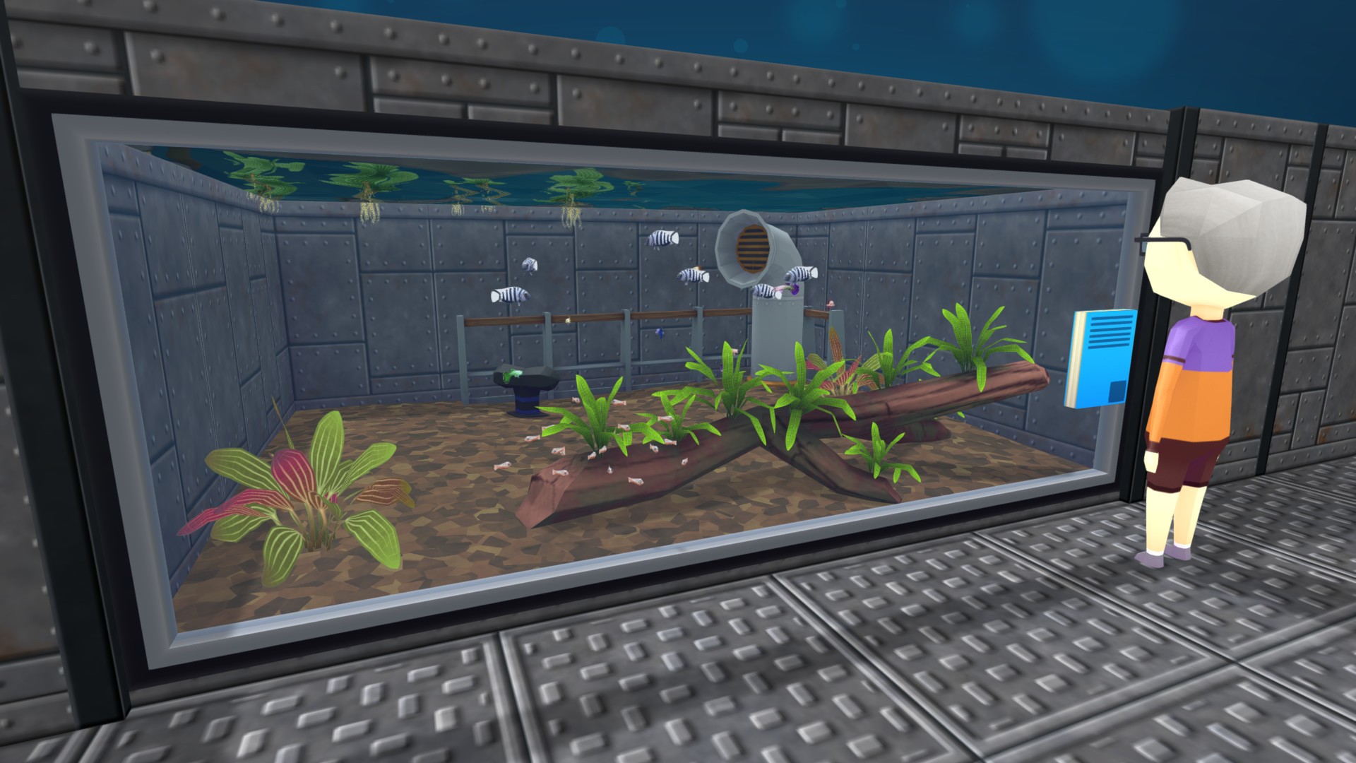 Для симулятора мегааквариума анонсировали дополнение Megaquarium: Freshwater Frenzy - изображение обложка