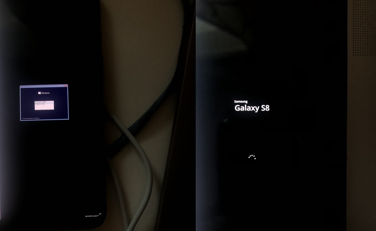 Энтузиасты установили Windows 10 для ARM на Samsung Galaxy S8 - изображение 1 Энтузиасты установили Windows 10 для ARM на Samsung Galaxy S8 - фото 1