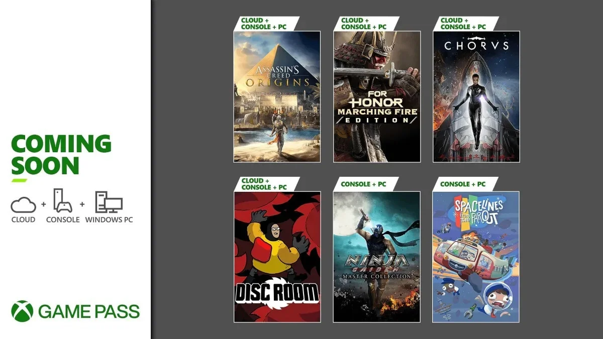 В Xbox Game Pass скоро добавят For Honor, Assassin’s Creed Origins и Ninja Gaiden - фото 1