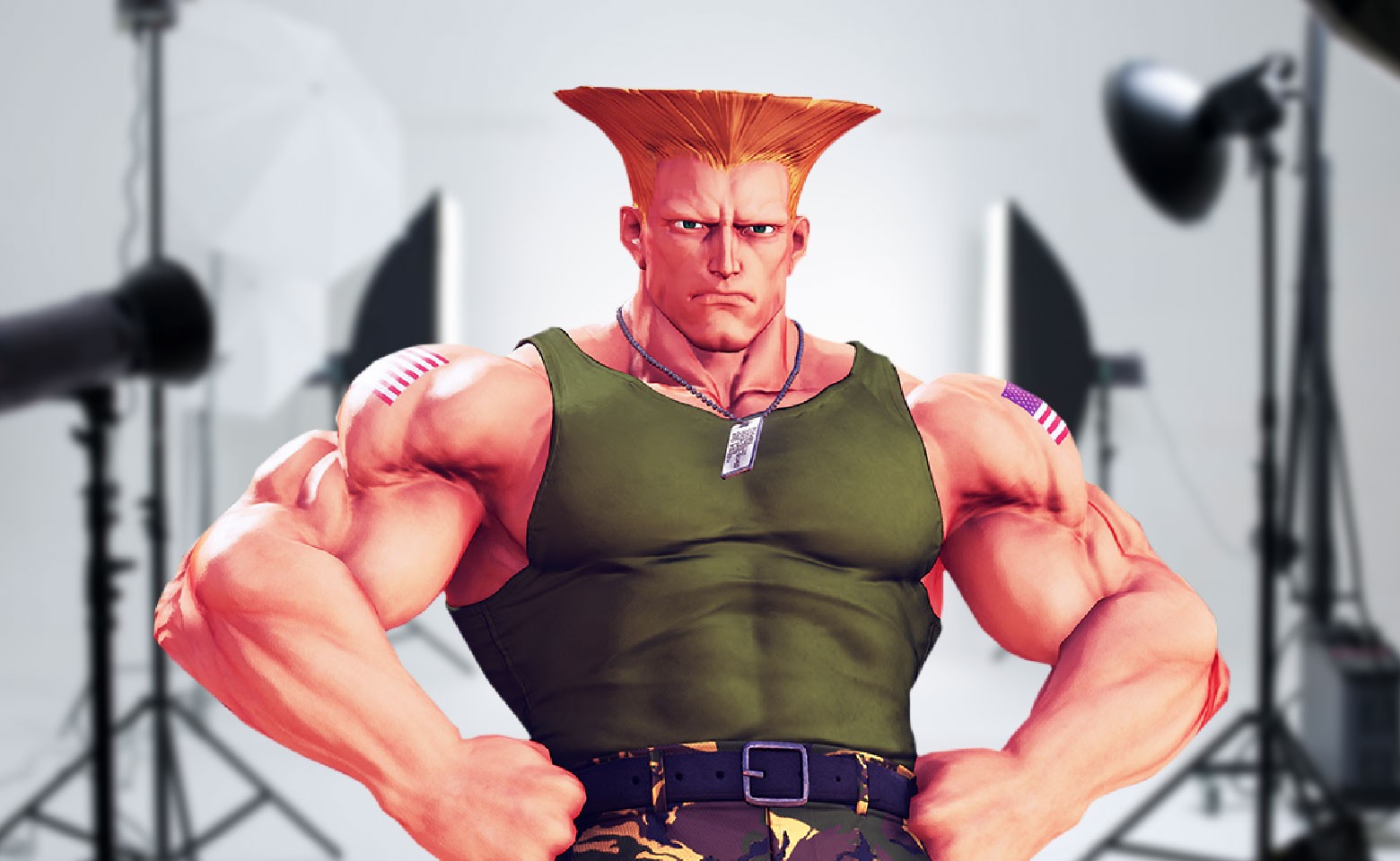 Японское безумие: Гайл из Street Fighter рекламирует гель для укладки волос - изображение обложка