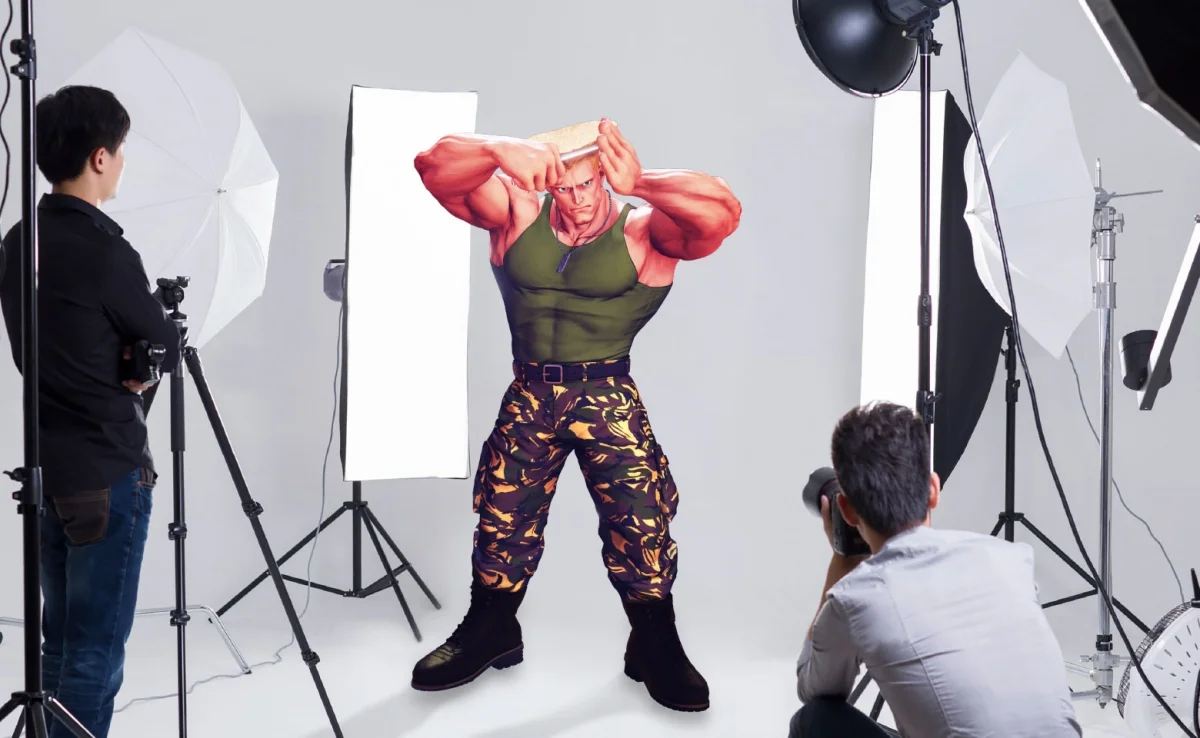 Японское безумие: Гайл из Street Fighter рекламирует гель для укладки волос - фото 2