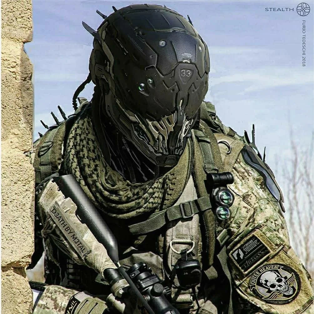 Художник Cyberpunk 2077 нарисовал несколько иллюстраций по Metal Gear - фото 4