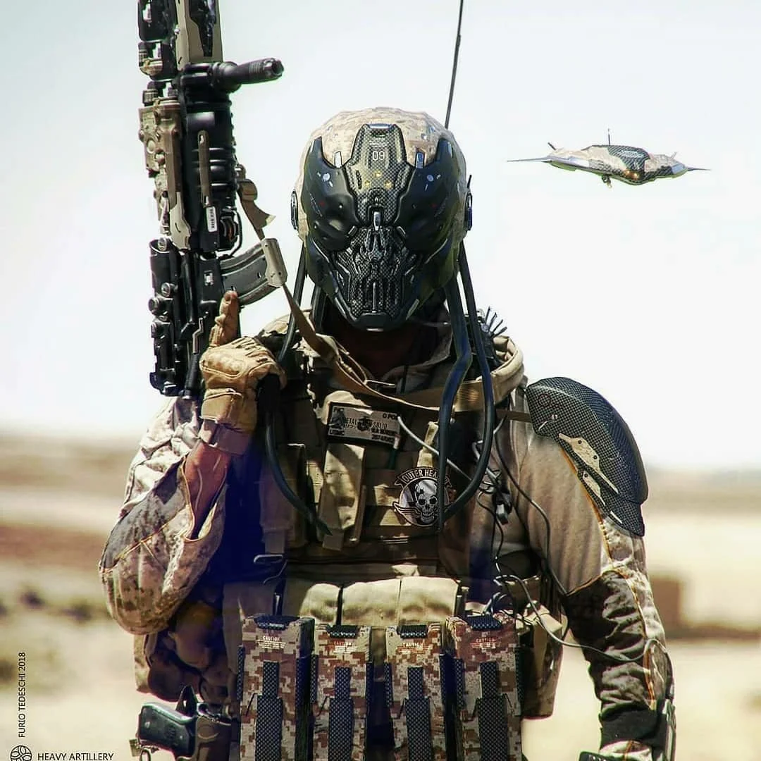 Художник Cyberpunk 2077 нарисовал несколько иллюстраций по Metal Gear - фото 6