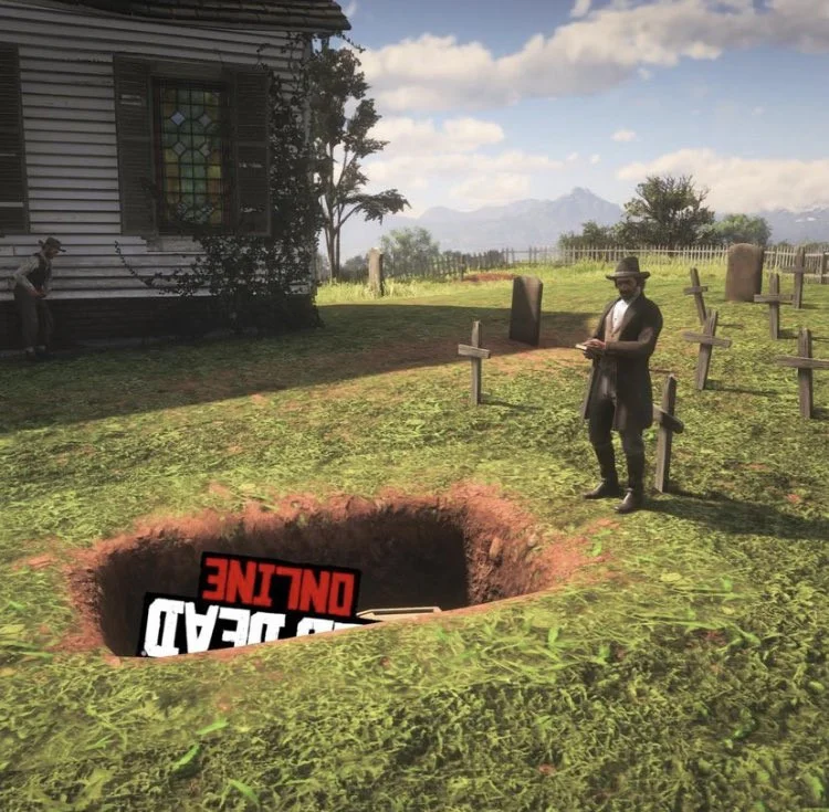 «Покойся с миром»: в Red Dead Online проходят похороны игры - фото 4