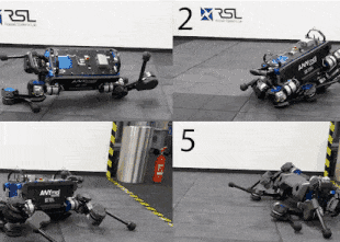 В Швейцарии создали робота, который может сам подняться с колен - фото 1