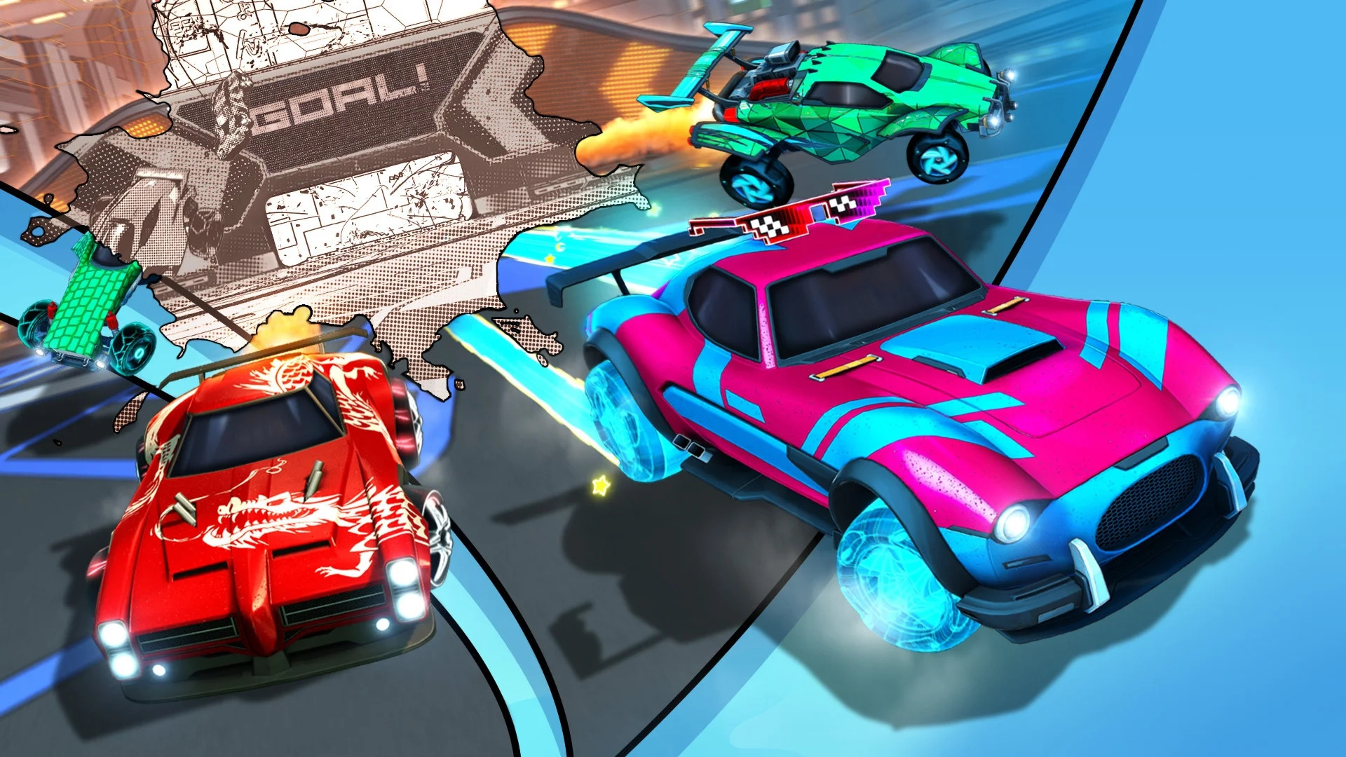Шестой сезон Rocket League стартует завтра — игроков ждёт мультяшная версия Токио - изображение обложка
