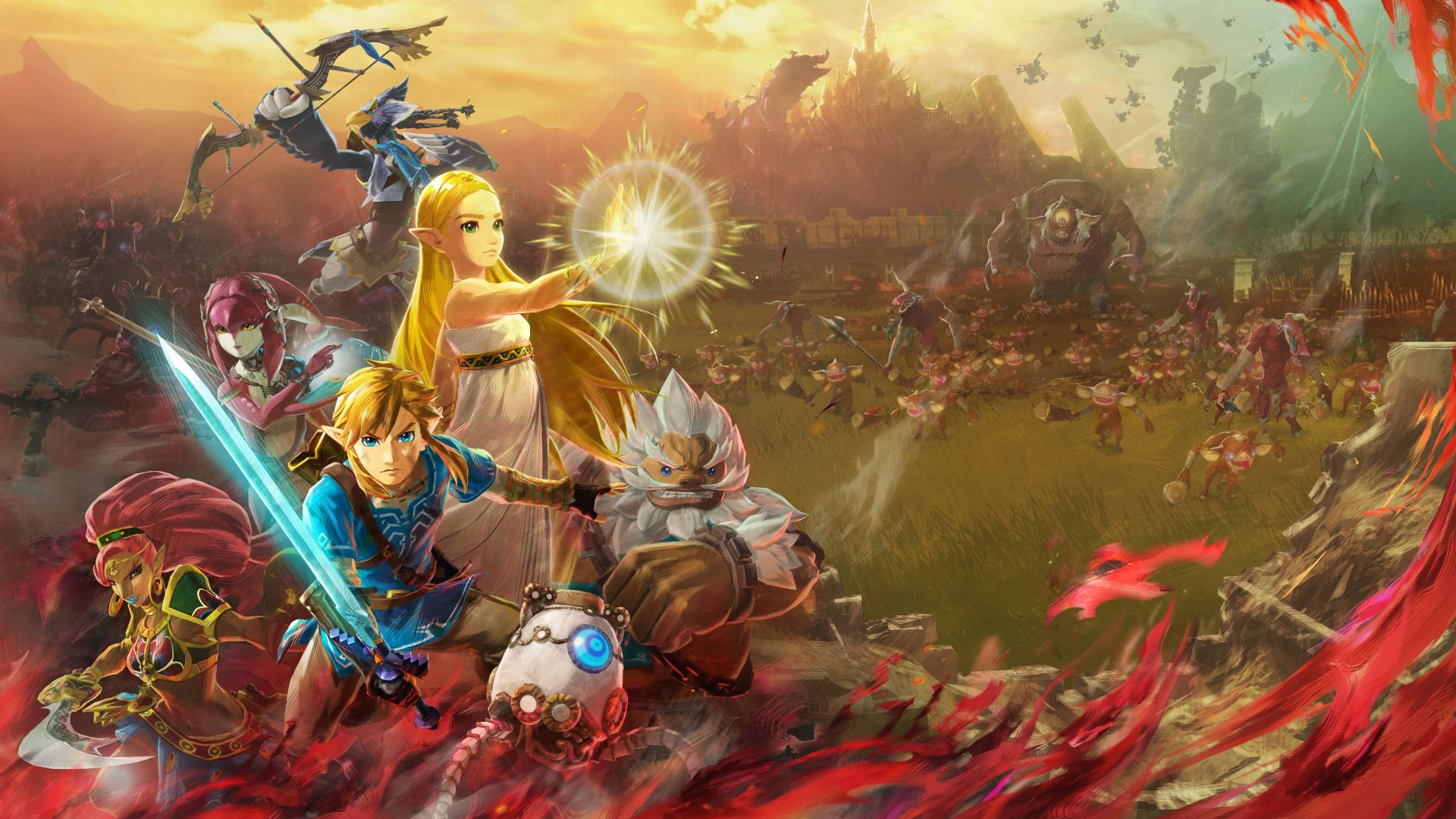 Nintendo представила релизный трейлер Hyrule Warriors: Age of Calamity - изображение обложка
