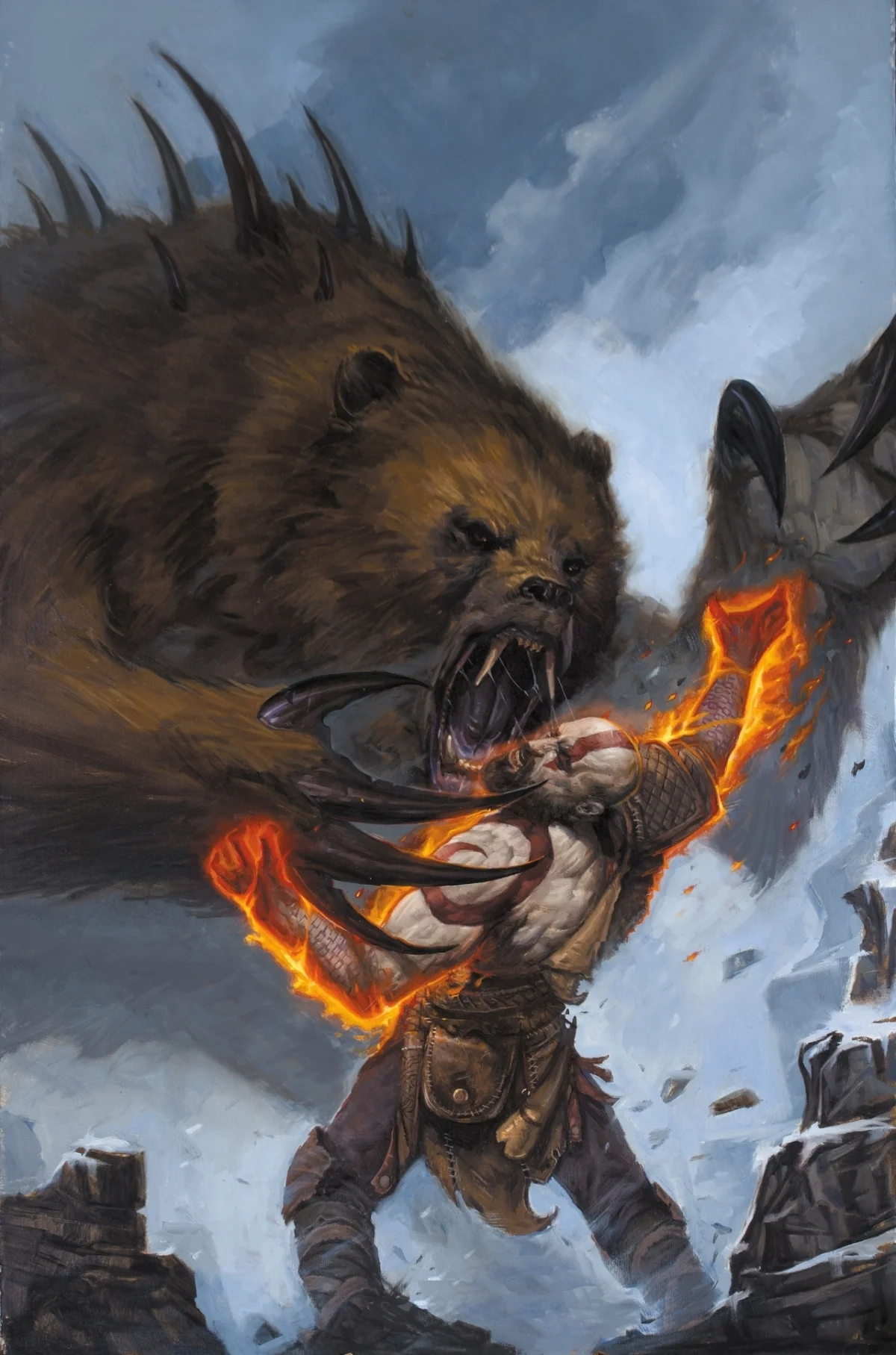 Выходящий вскоре комикс по God of War расскажет о жизни Кратоса после падения Олимпа - фото 1