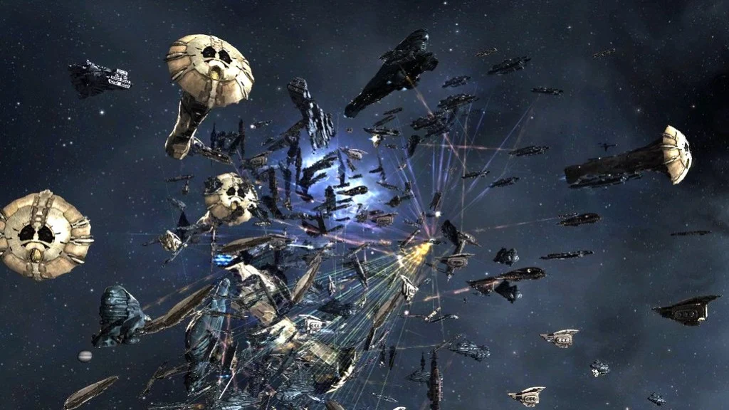 В EVE Online в звездном сражении приняли участие три тысячи пилотов - изображение обложка