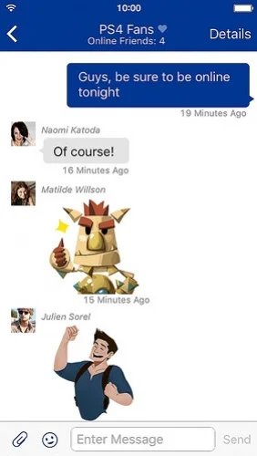 Sony выпустила мессенджер PlayStation Messages для смартфонов - изображение 2 Sony выпустила мессенджер PlayStation Messages для смартфонов - фото 2