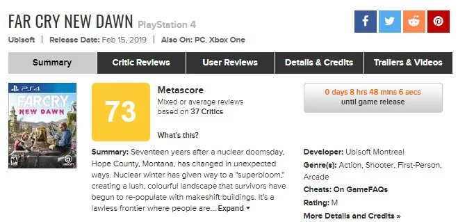 Критики о Far Cry New Dawn: в конечном итоге — масштабное дополнение для Far Cry 5 - фото 1
