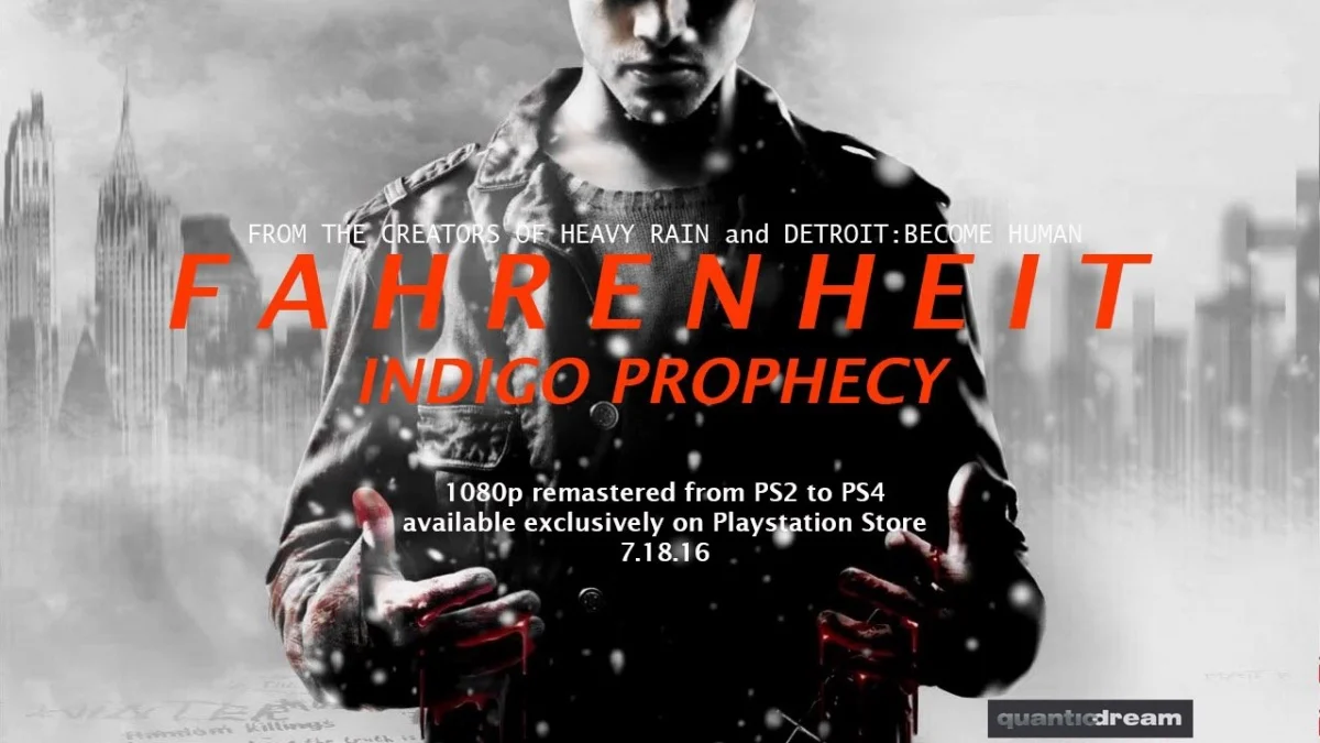 Fahrenheit выйдет на PS4 в следующем месяце - фото 1