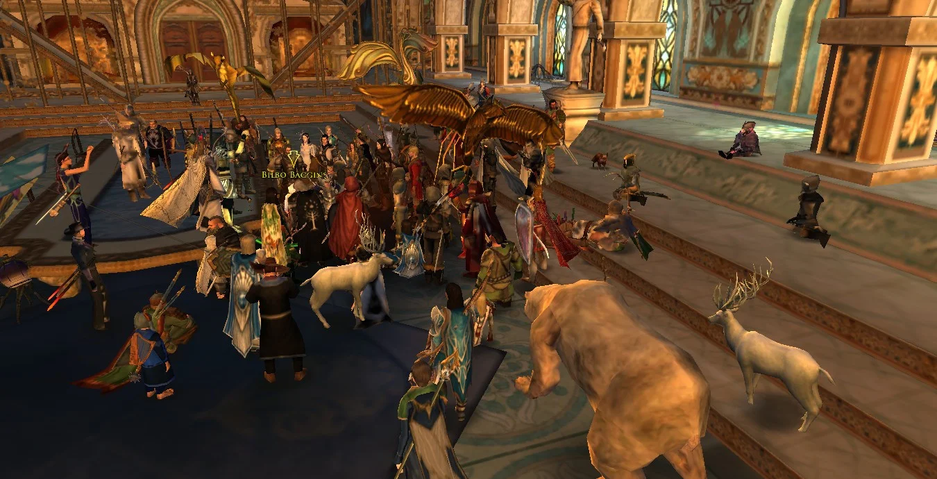Игроки собрались в Lord of the Rings Online, чтобы попрощаться с Иэном Холмом - фото 1