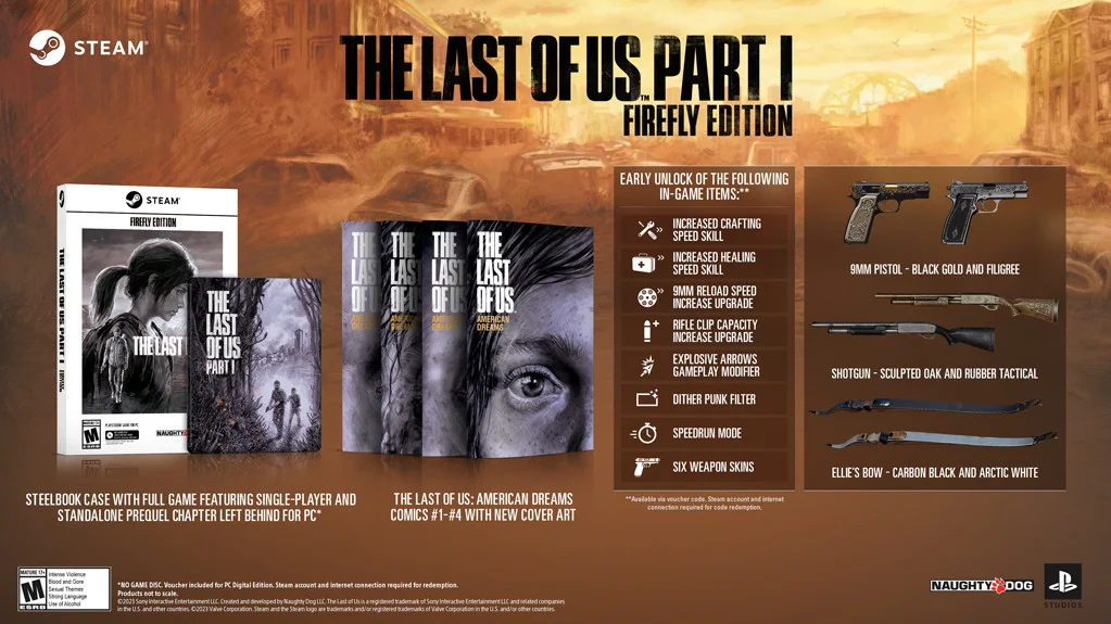 Авторы The Last of Us Part I представили физическое издание Firefly Edition - фото 2