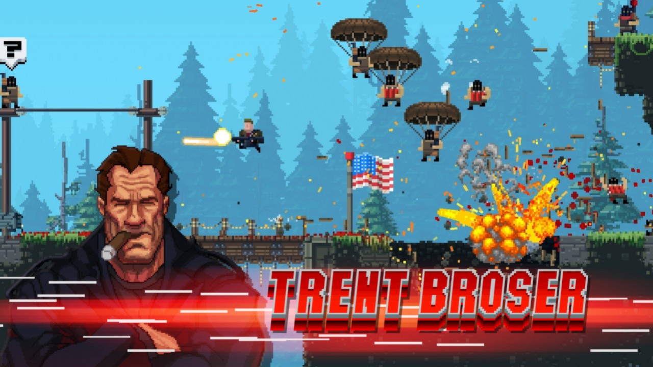 Вышла Broforce по мотивам «Неудержимых» - изображение обложка
