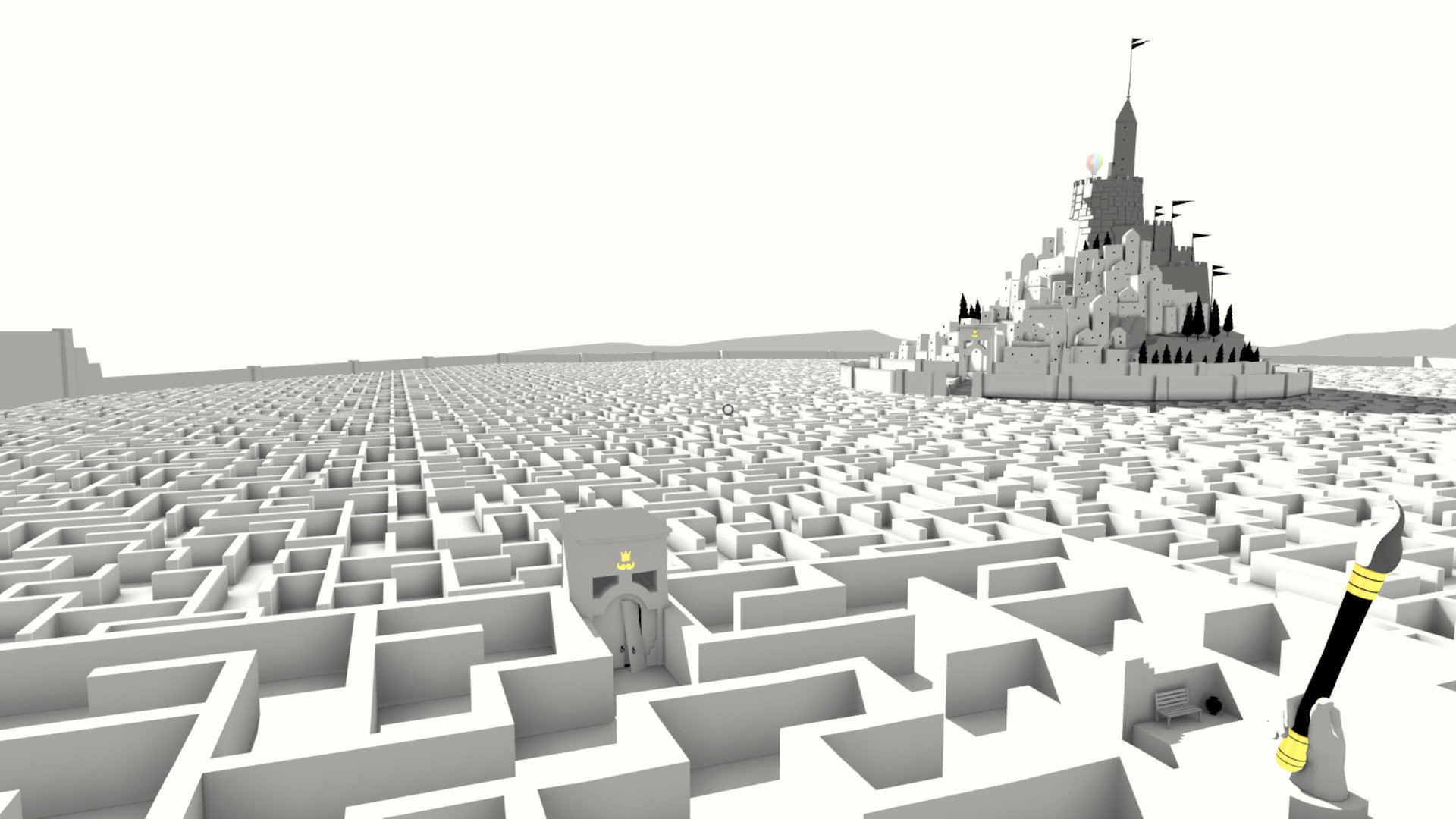The Unfinished Swan добралась до Steam и iOS - изображение обложка