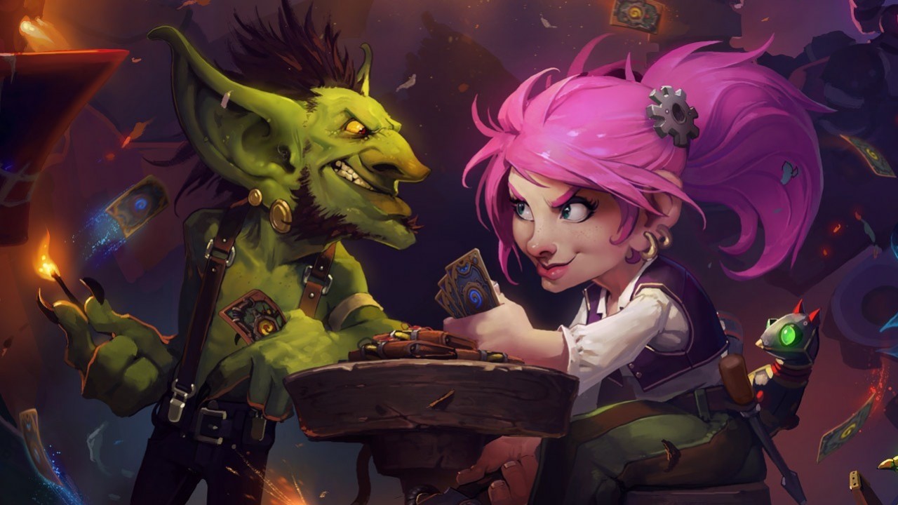 Выпущено дополнение «Гоблины и гномы» для Hearthstone: Heroes of Warcraft - изображение обложка
