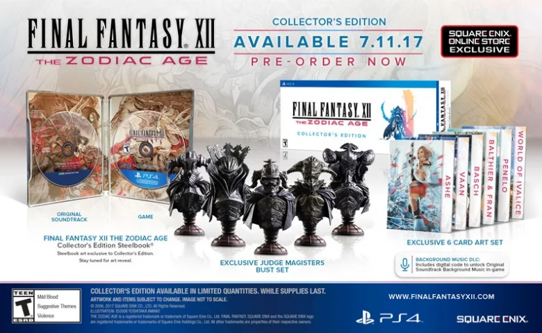 Square Enix представила особые издания Final Fantasy XII: The Zodiac Age - фото 1