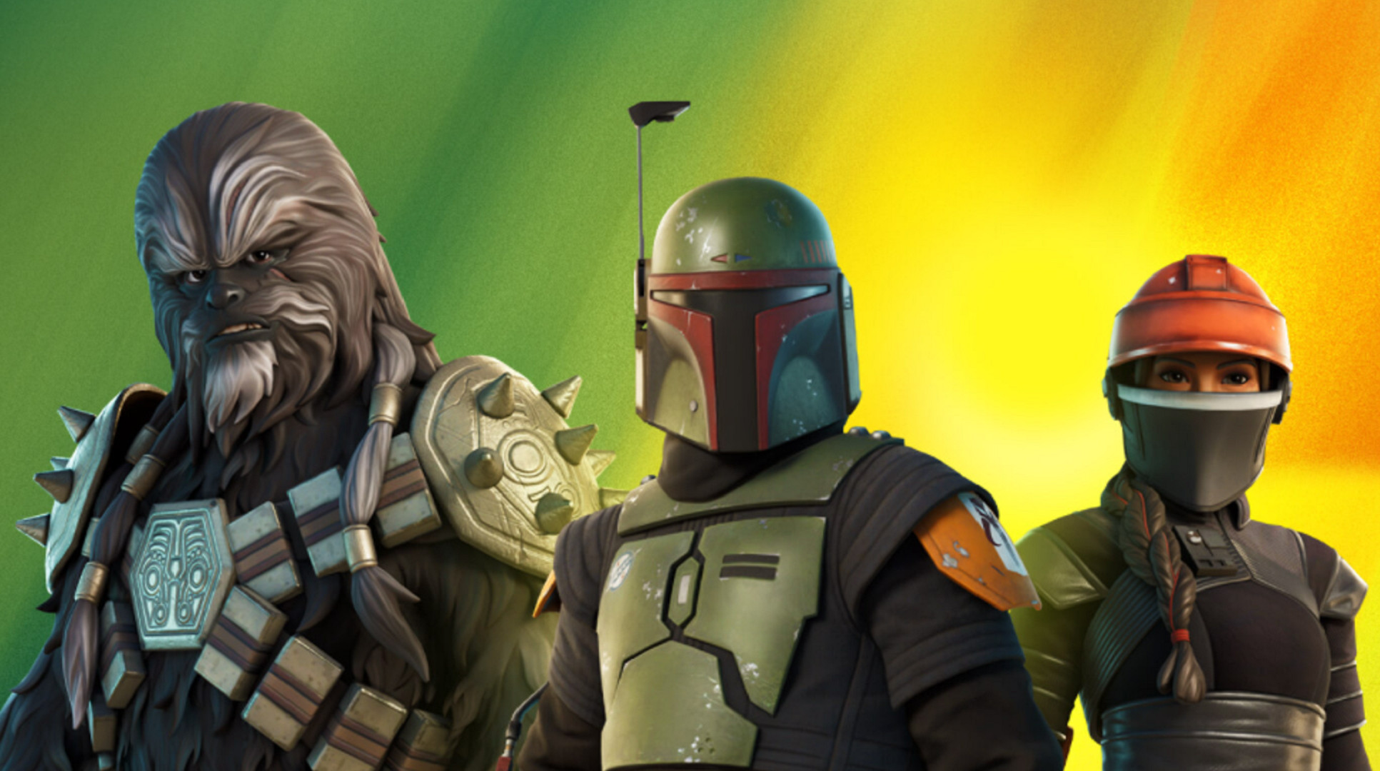 В Fortnite появились Феннек Шэнд и Кррсантан из «Книги Бобы Фетта» - изображение обложка