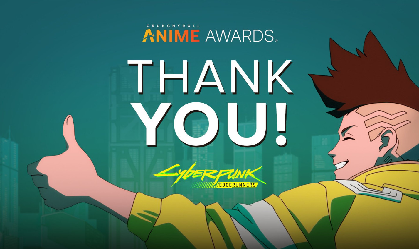 CD Projekt RED благодарит за победу Cyberpunk: Edgerunners на Crunchyroll  Anime Awards — Игромания