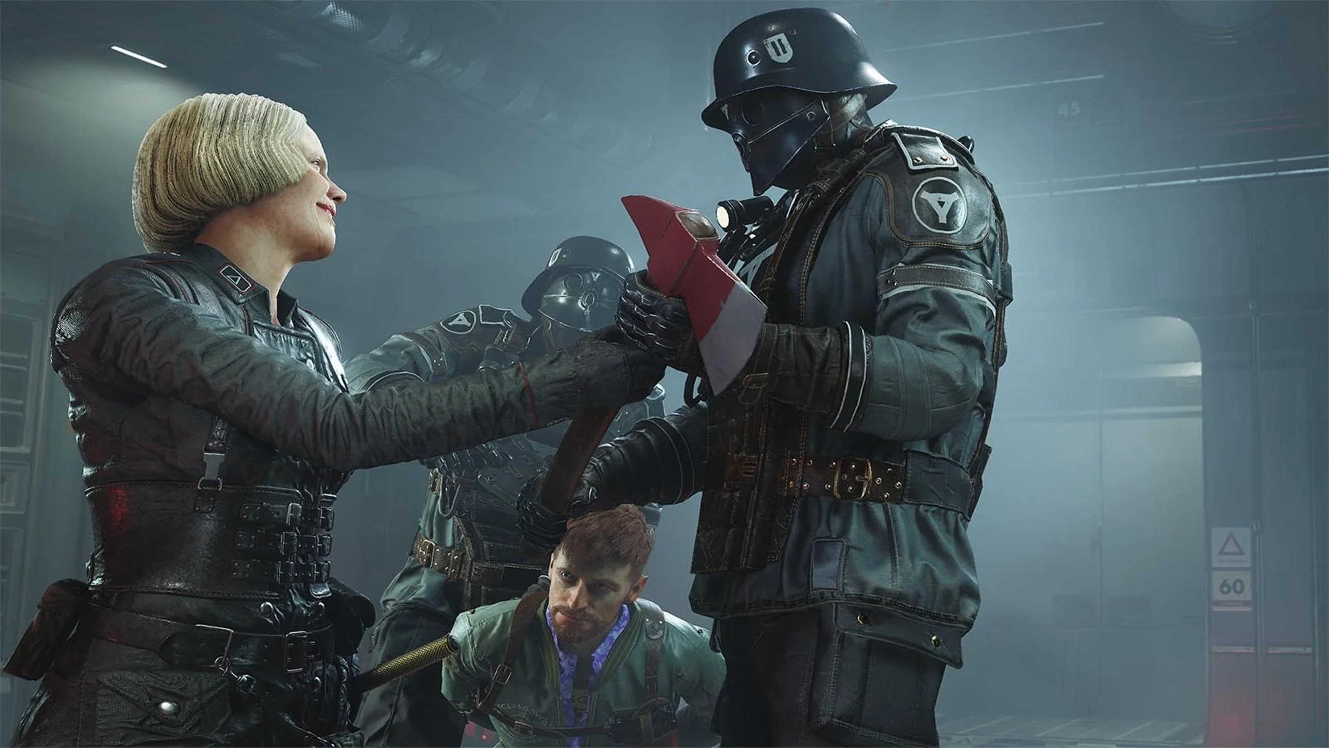 Вольфштейн. Ирене Энгель Wolfenstein. Wolfenstein the New order фрау Энгель.