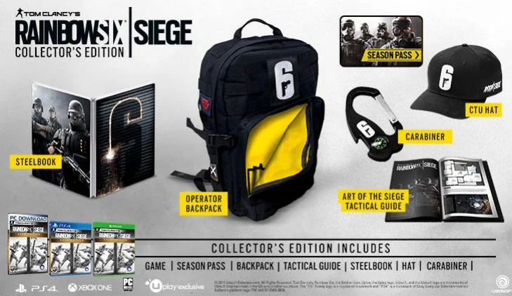 Ubisoft показала коллекционное издание Rainbow Six: Siege - фото 1