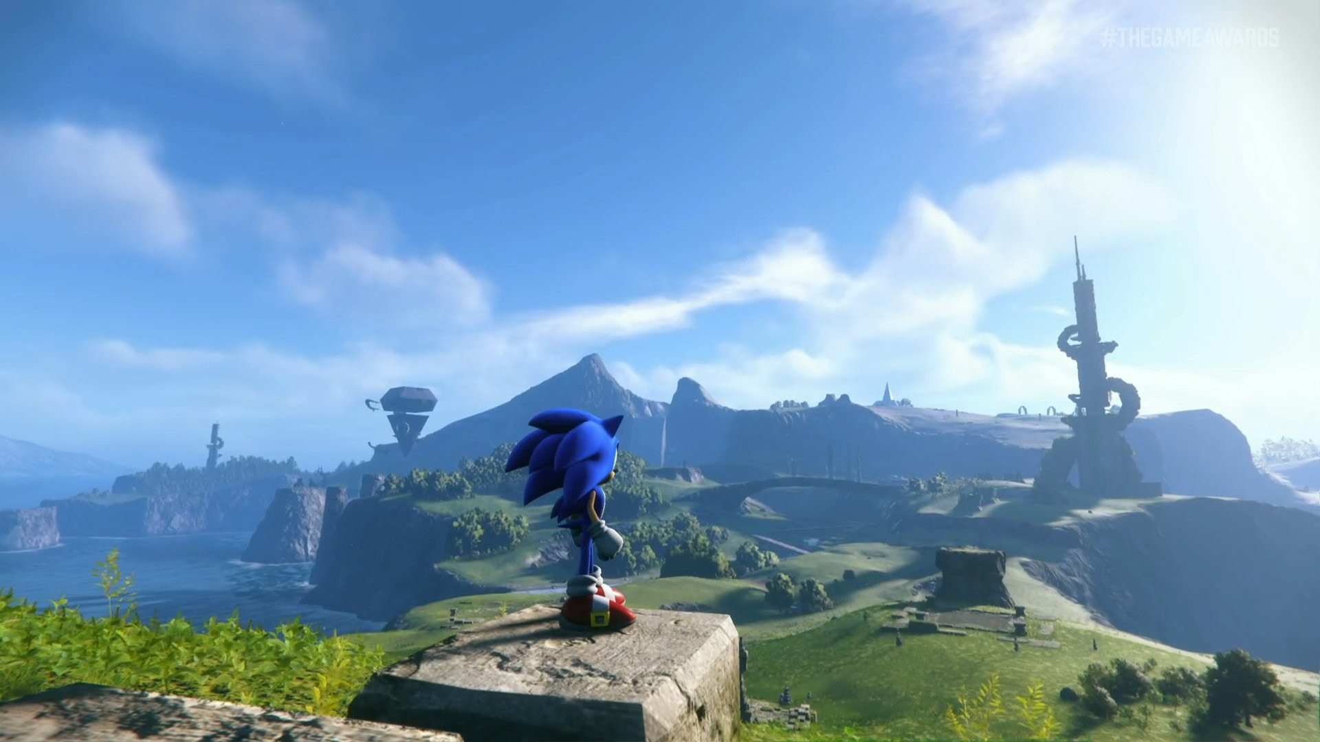 Горы, холмы, леса и скорость в дебютном геймплее Sonic Frontiers - изображение обложка