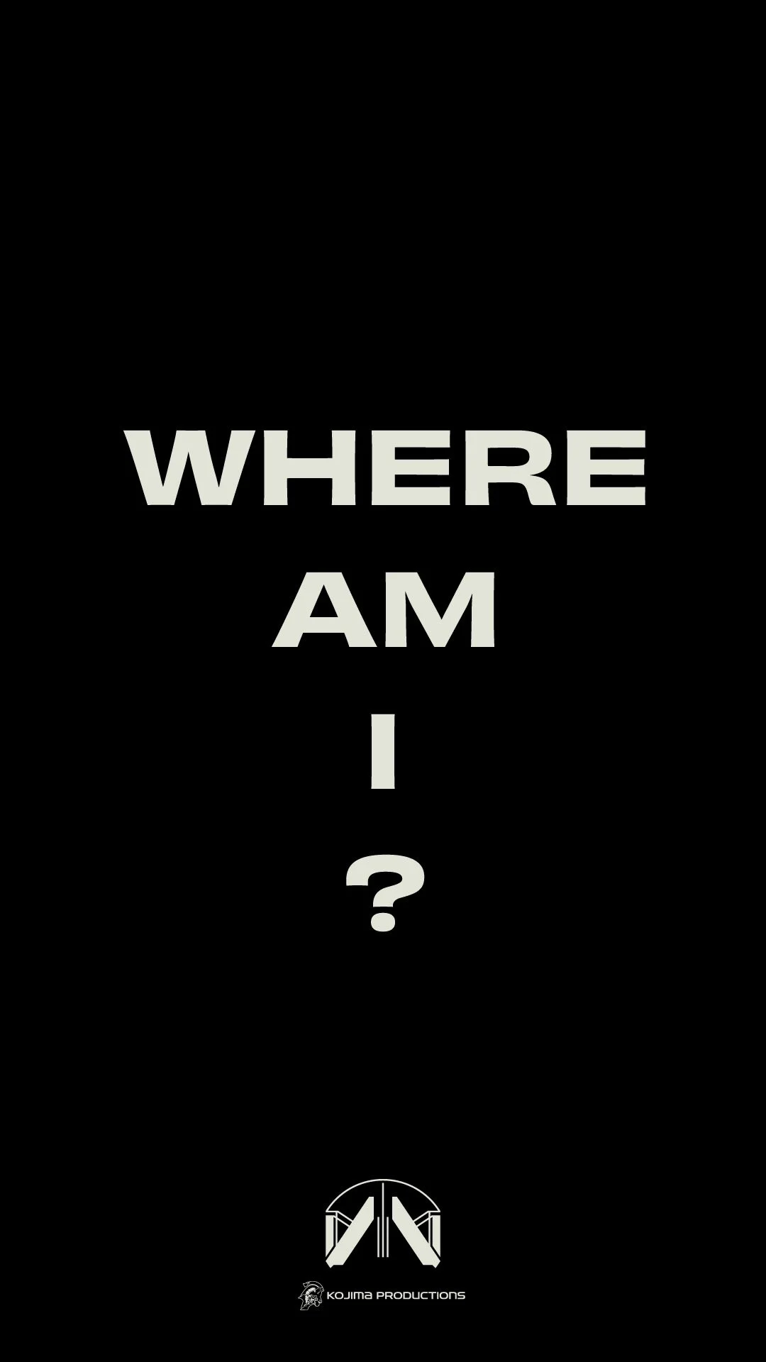 «Где я?» — Хидео Кодзима продолжает тизерить новый проект Kojima Productions - фото 1