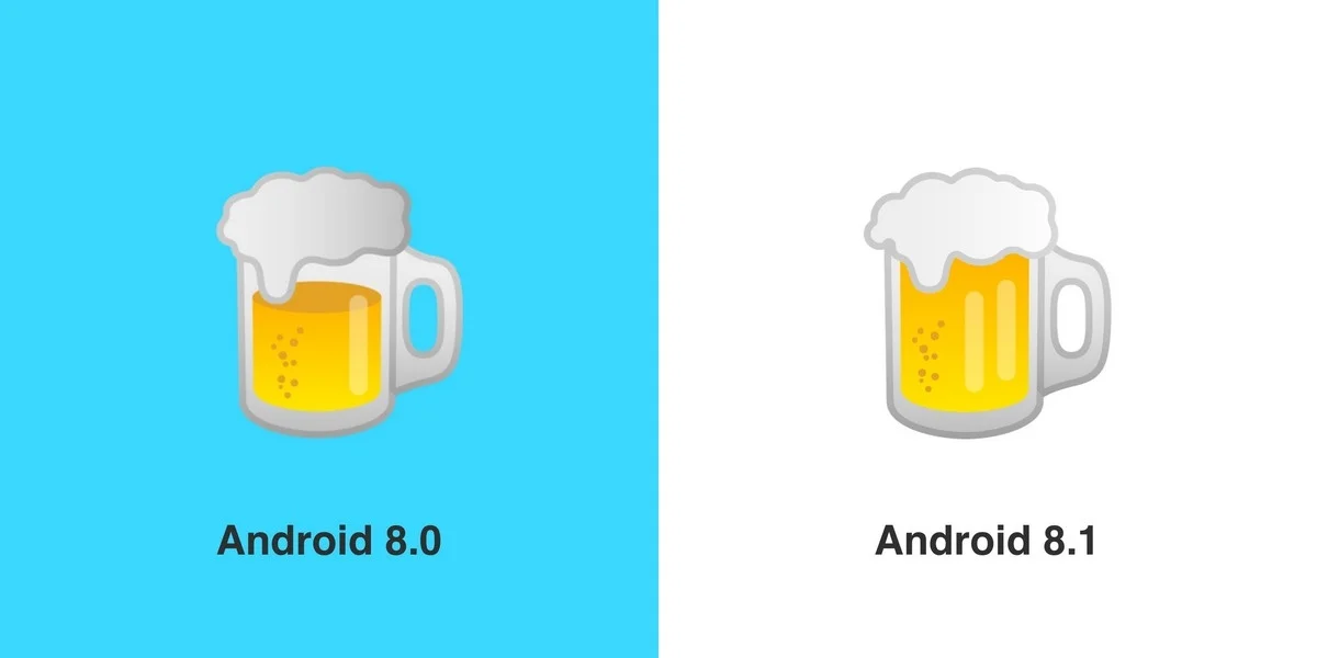 Google исправила эмодзи с бургерами и пивом - фото 1