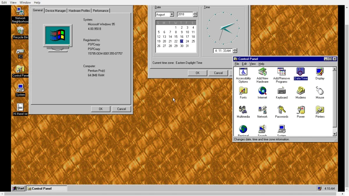 Windows 95 доступна в виде приложения на всех платформах - фото 5
