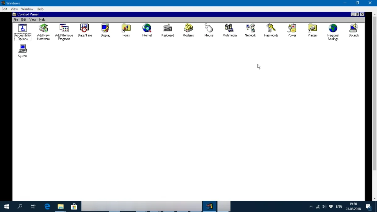 Windows 95 доступна в виде приложения на всех платформах - фото 4