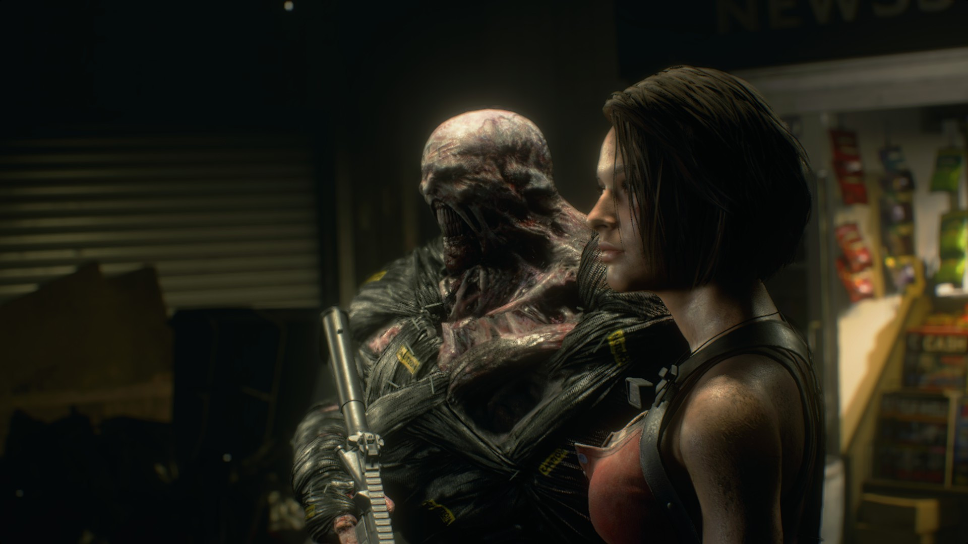Дружелюбный Немезис вместо Леона и Карлоса — забавный мод для ремейков Resident Evil - изображение обложка