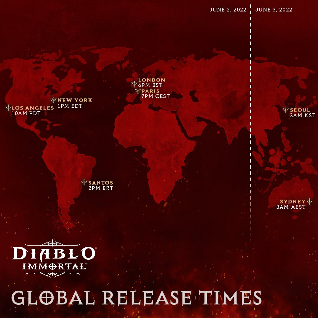 Предзагрузка Diablo Immortal доступна на PC — но не в России - изображение 1 Предзагрузка Diablo Immortal доступна на PC — но не в России - фото 1
