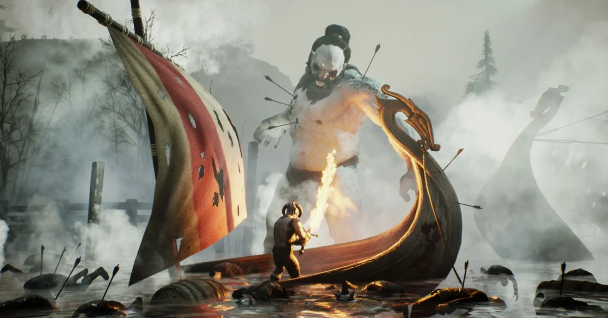 В дебютном трейлере Rune: Ragnarok много пожаров, взрывов и чудовищ - фото 2