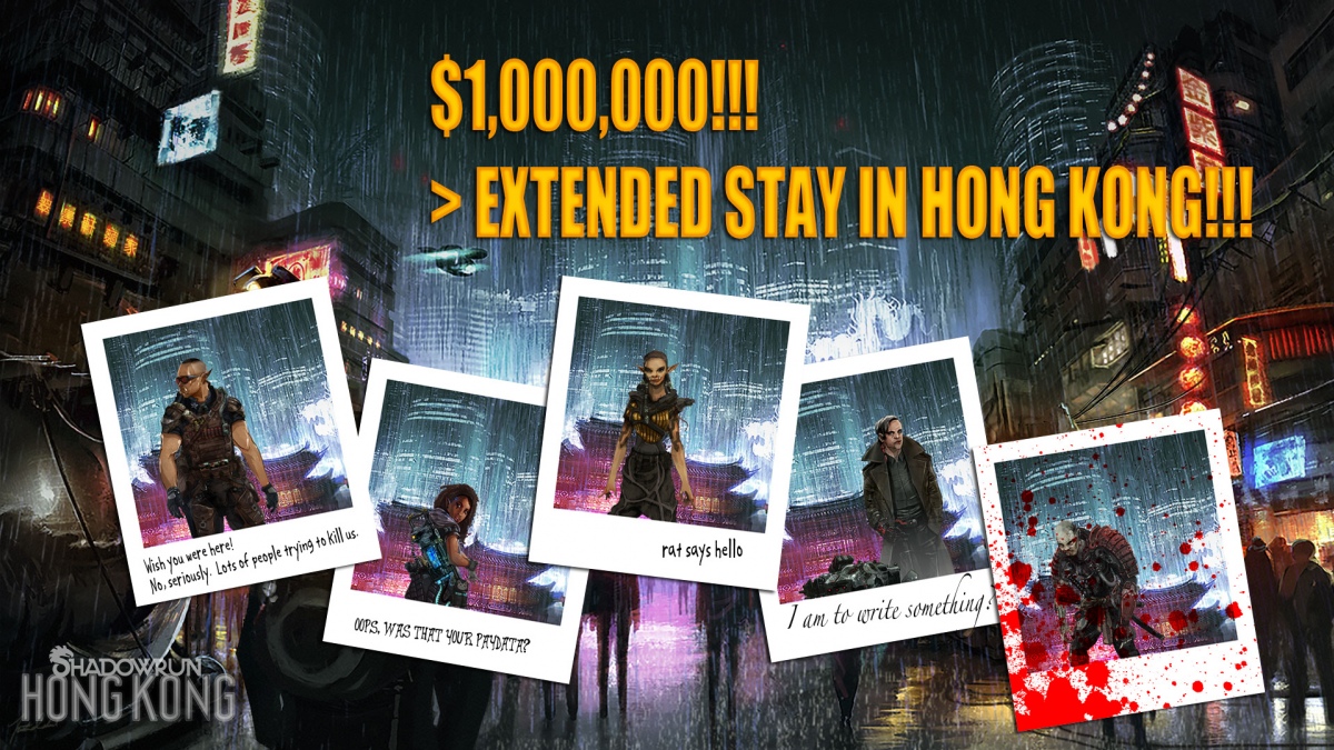 Shadowrun: Hong Kong собрала на Kickstarter более миллиона долларов - изображение 1 Shadowrun: Hong Kong собрала на Kickstarter более миллиона долларов - фото 1