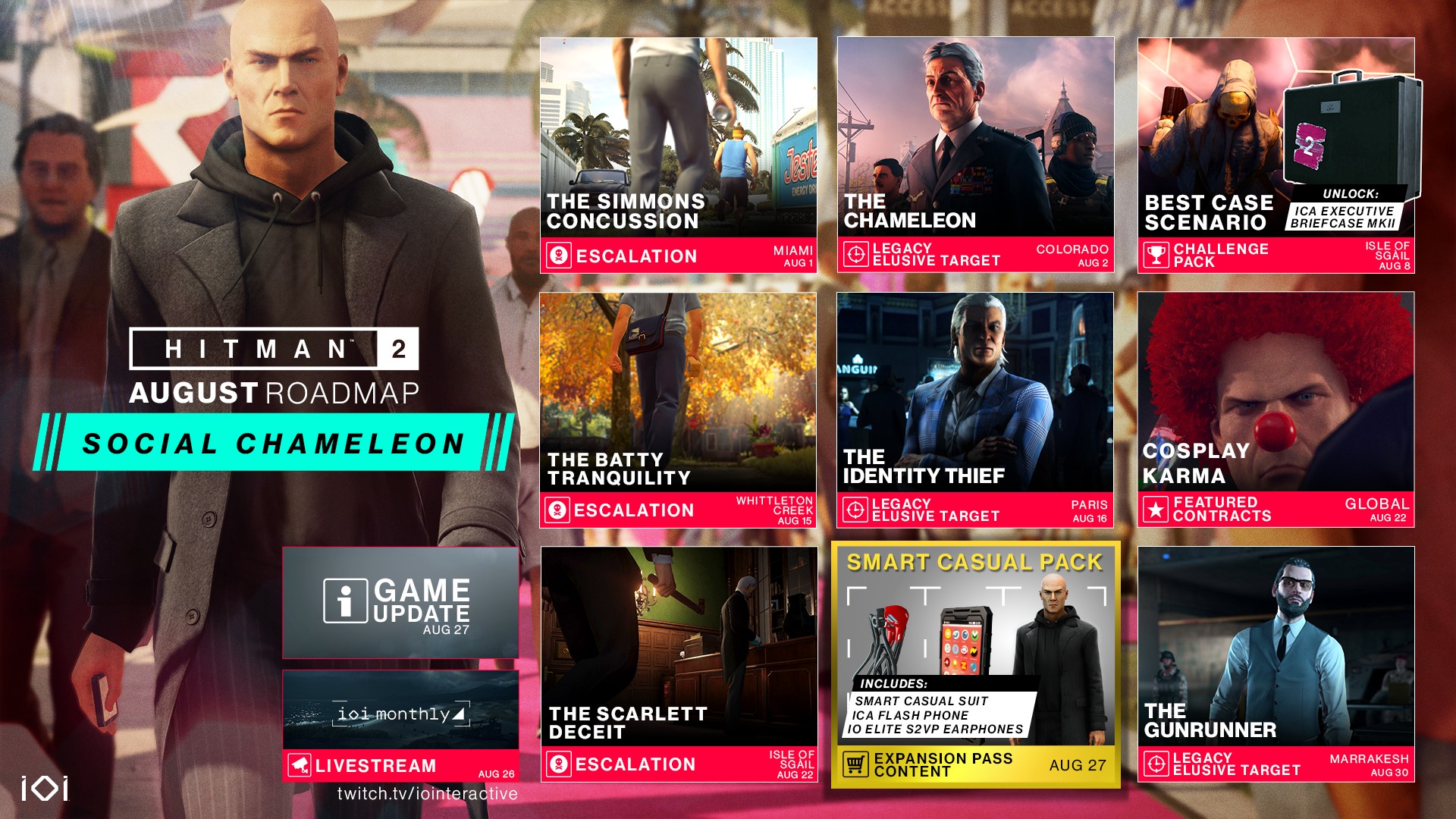Август Hitman 2 посвятит изучению хамелеонов - изображение 10 Август Hitman 2 посвятит изучению хамелеонов - фото 10