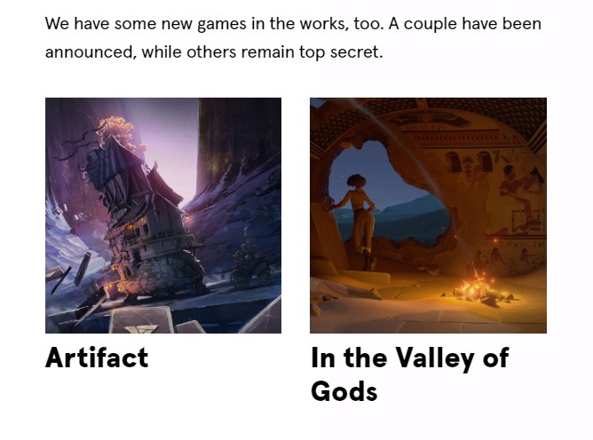 Valve обновила свой сайт и сообщила о работе над секретными играми - изображение 2 Valve обновила свой сайт и сообщила о работе над секретными играми - фото 2