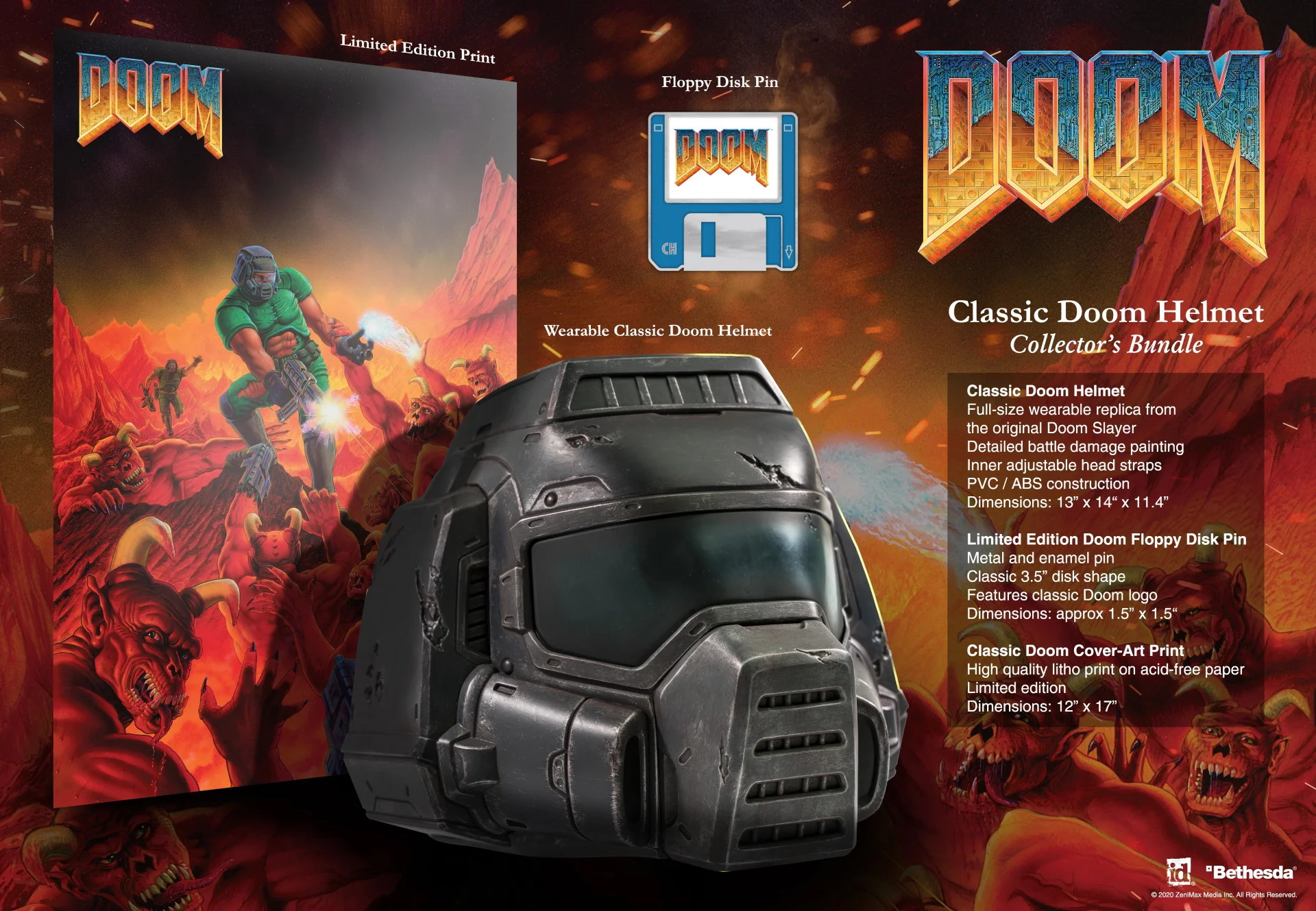 В продажу поступит носибельный шлем Думгая из оригинальной Doom - фото 1