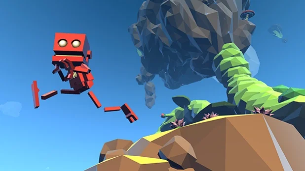 Робот выращивает растения в игре Grow Home от Ubisoft - фото 3