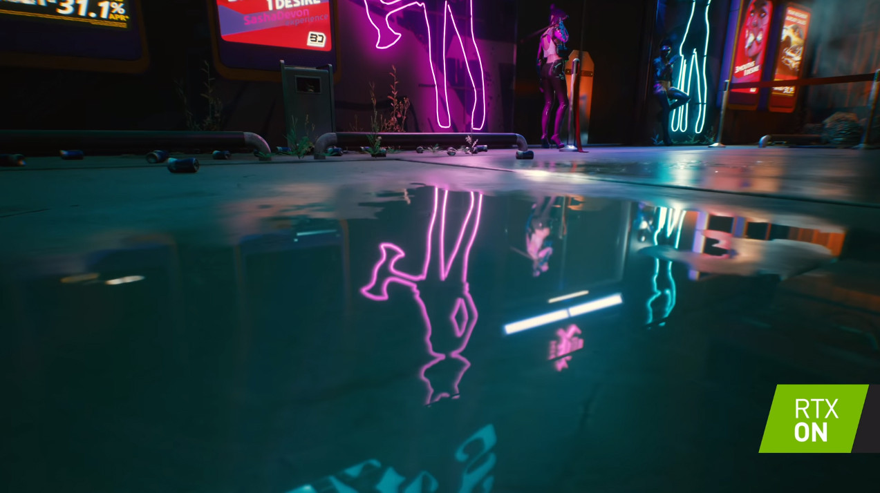NVIDIA показала геймплей Cyberpunk 2077 с RTX - изображение обложка