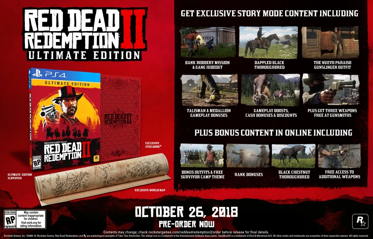 Rockstar анонсировала несколько изданий Red Dead Redemption 2 - фото 2